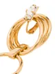 Panconesi gold vermeil crystal hoop earrings