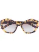 Image 1 of Prada Eyewear hexagon lens tinted sunglasses
