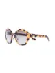 Image 2 of Prada Eyewear hexagon lens tinted sunglasses
