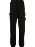 Off-White logo print track pants - Black