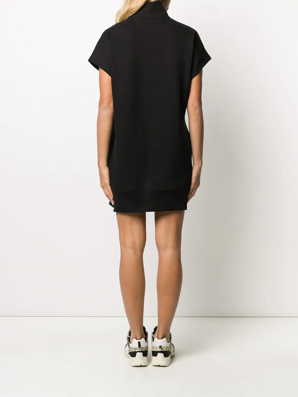 фото Dkny платье мини с короткими рукавами и логотипом