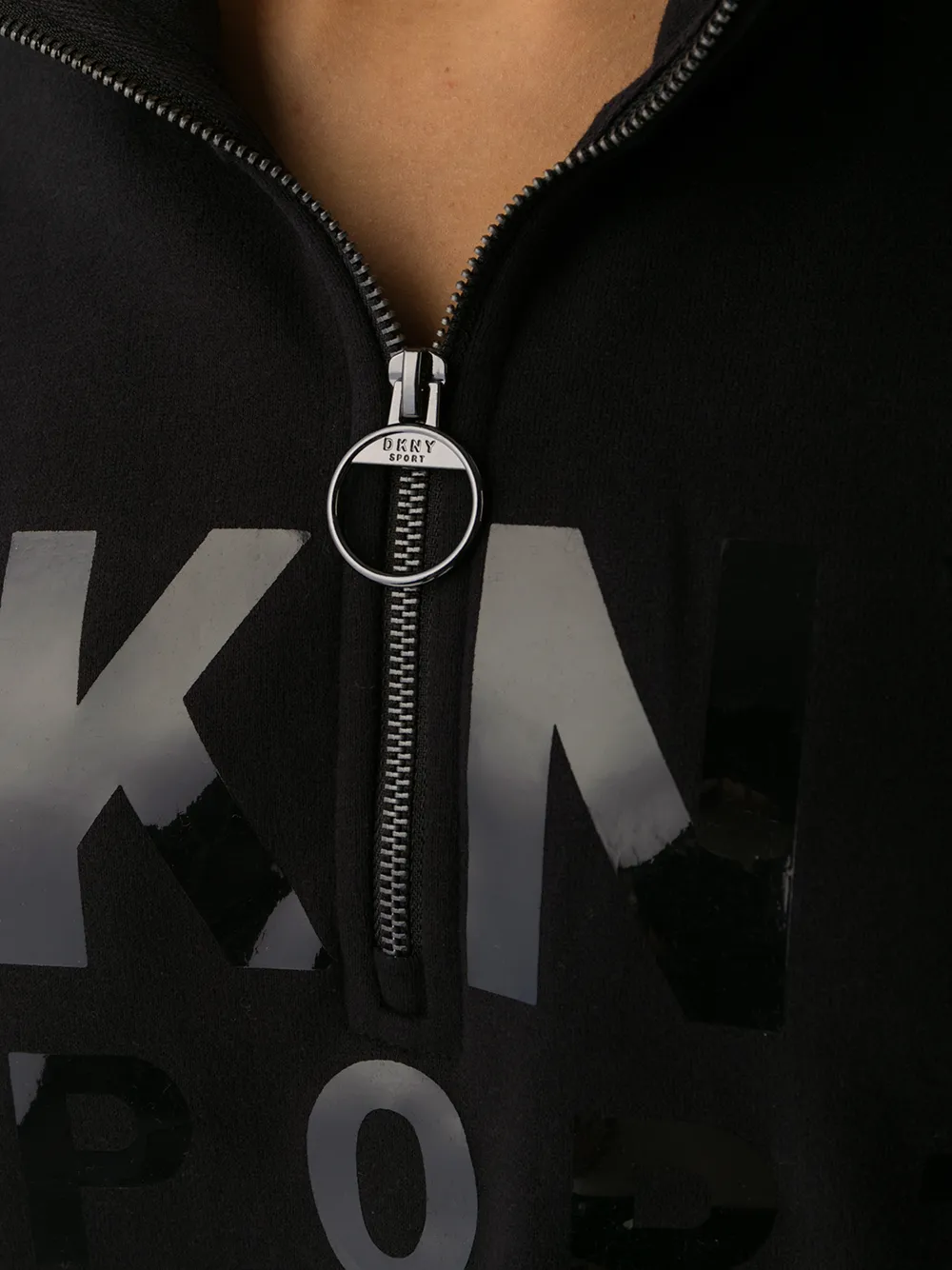 фото Dkny платье мини с короткими рукавами и логотипом