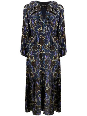 sachin and babi light blue dress Red Valentino Dresses | Valentino Red Floral Macrame Embroidered Dress