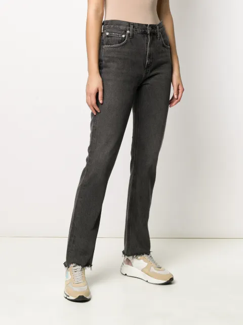 agolde cherie high rise black