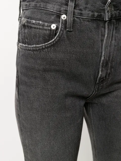 agolde cherie high rise black