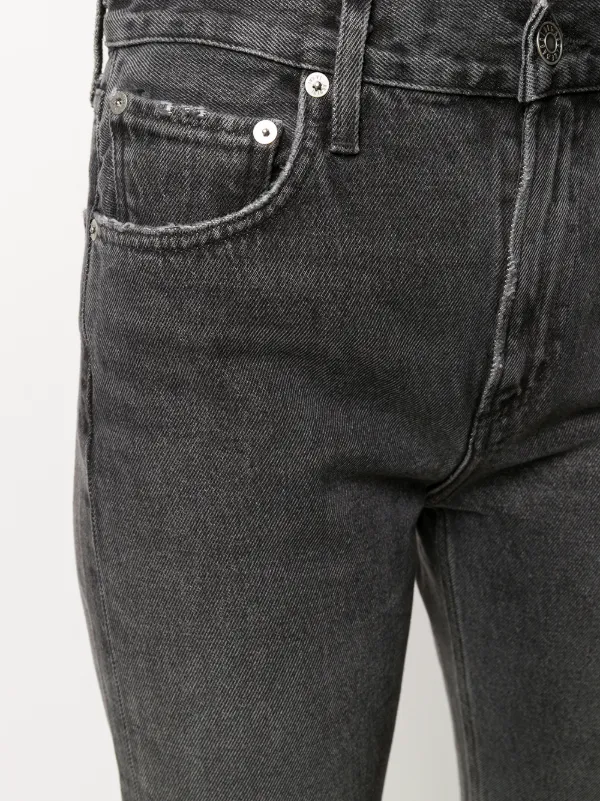 agolde cherie high rise straight jeans