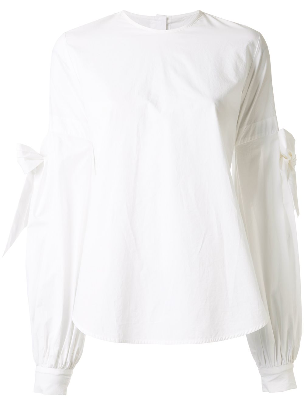 фото Silvia tcherassi galesia tie-sleeve blouse