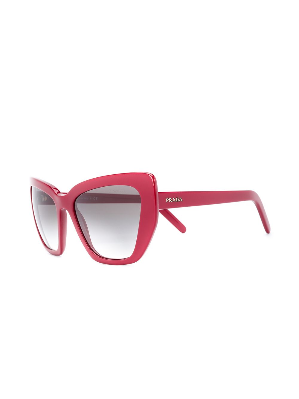 фото Prada eyewear oversized cat eye sunglasses