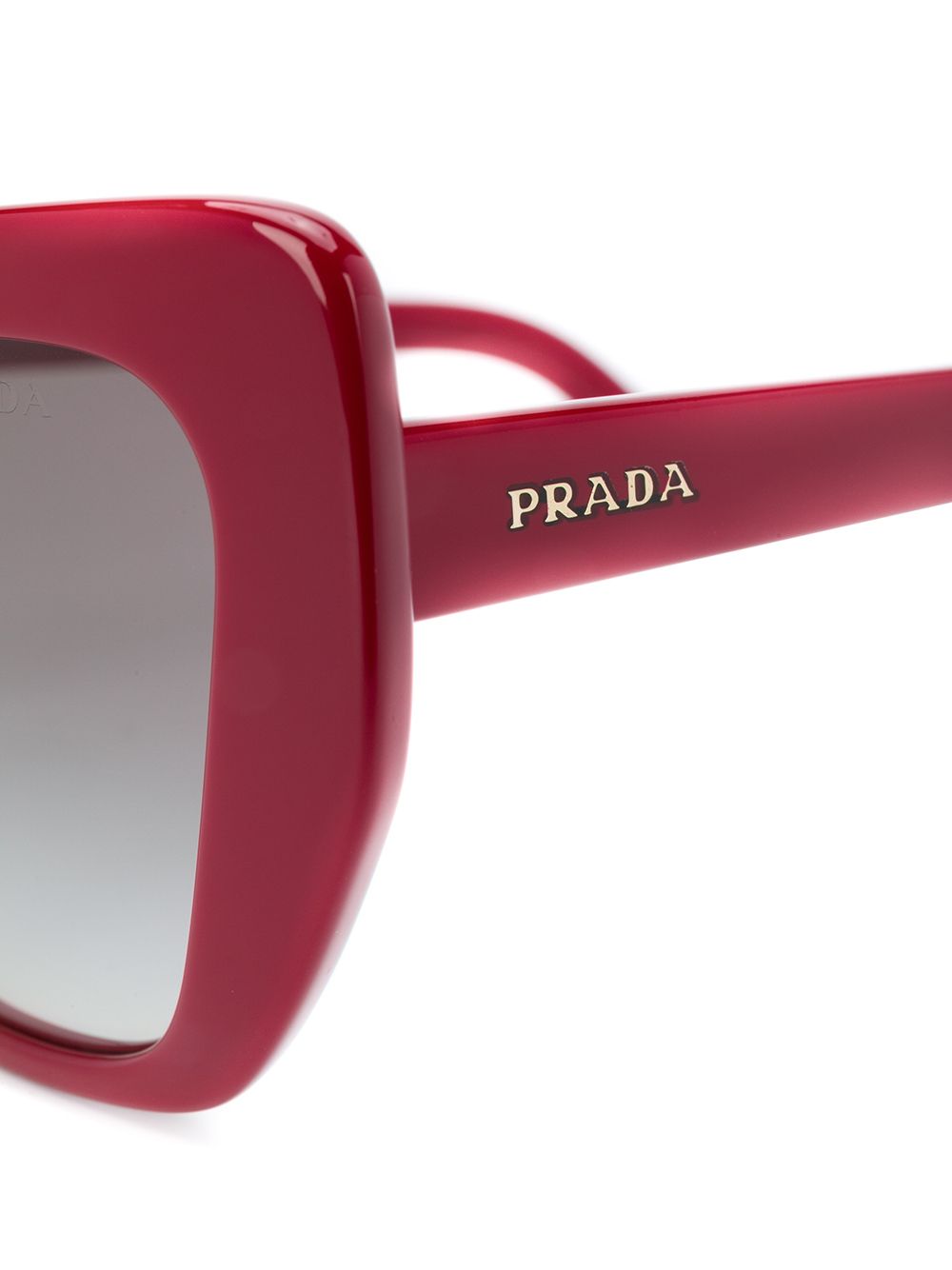 фото Prada eyewear oversized cat eye sunglasses