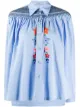 Image 1 of Prada embroidered poplin shirt