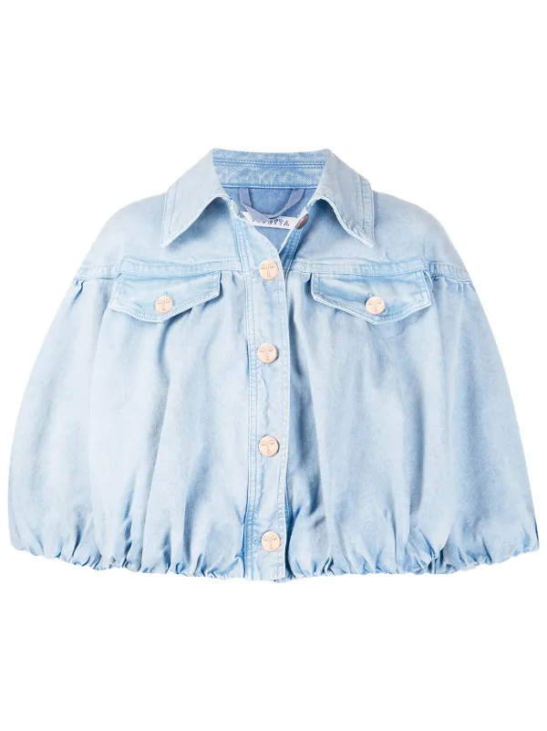 oversized denim jacket cropped