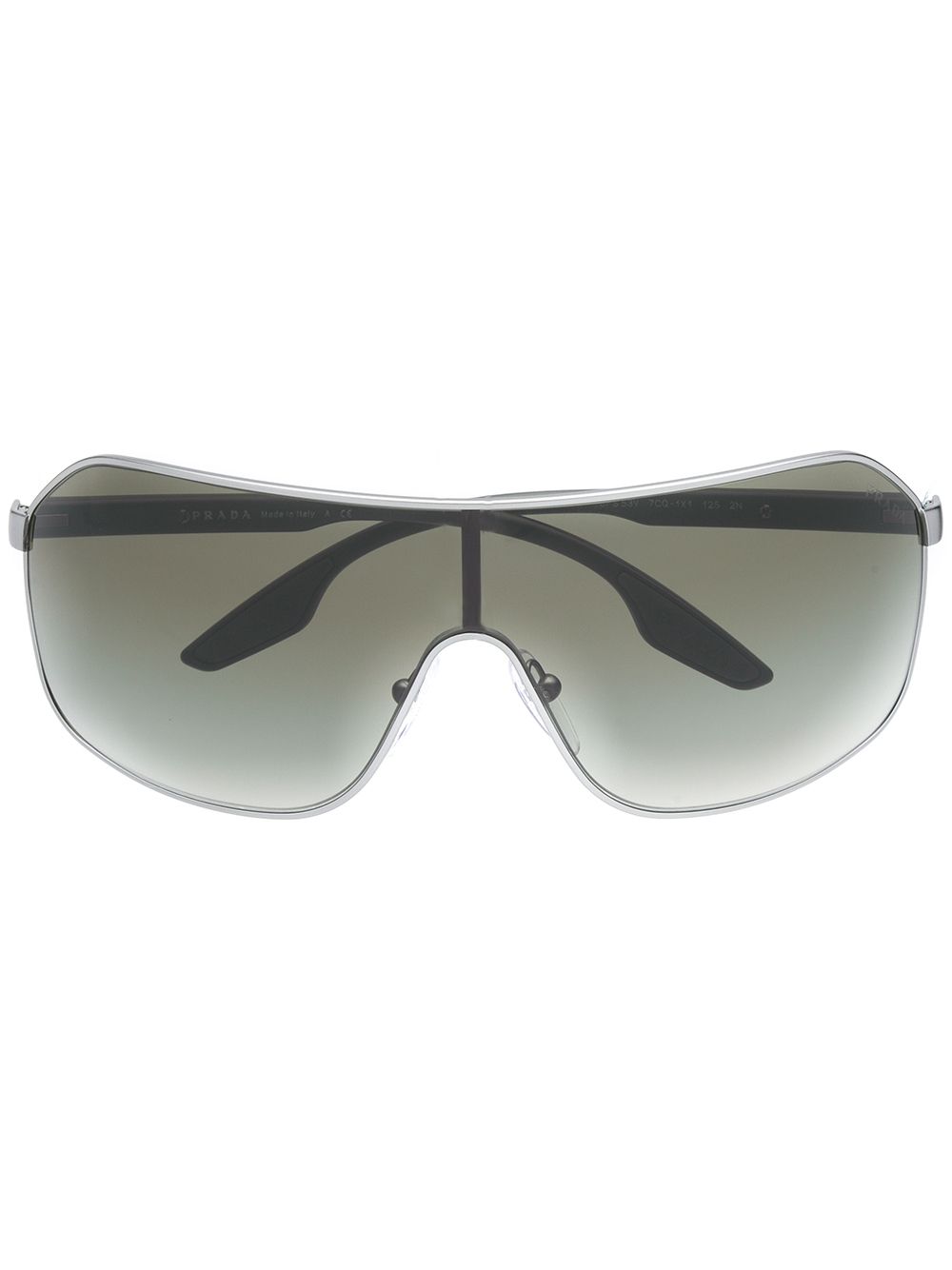 фото Prada eyewear oversized sunglasses