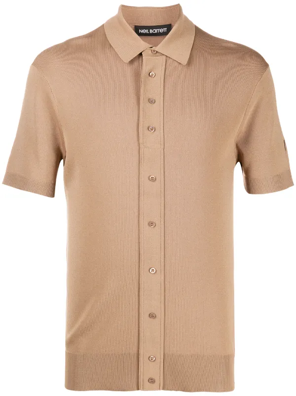 light brown polo shirt