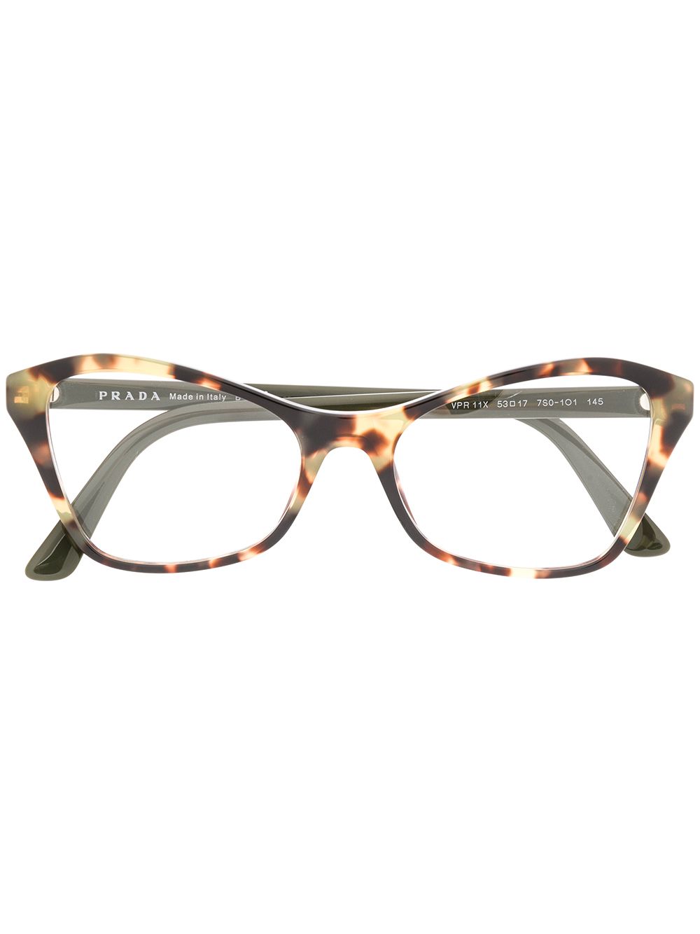 фото Prada eyewear cat-eye logo glasses