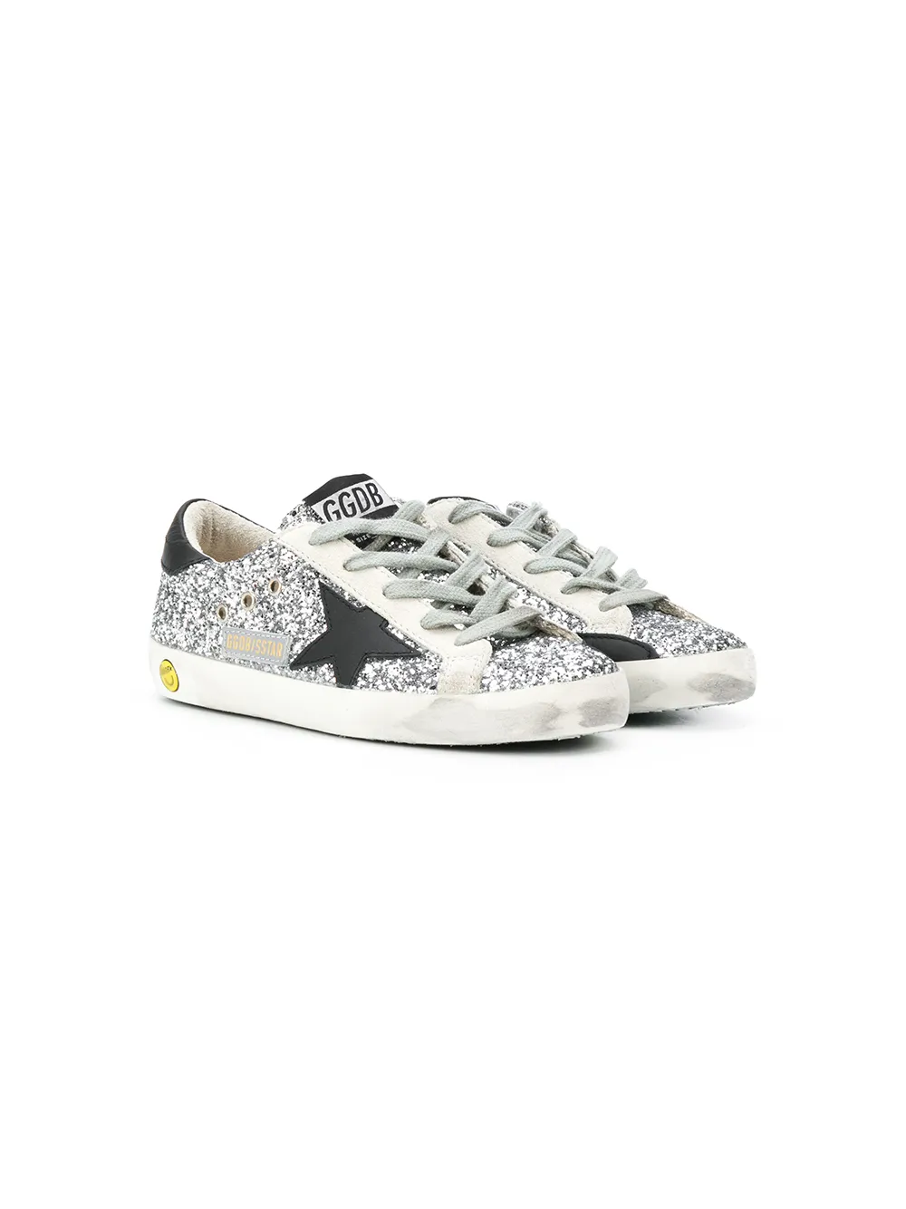 golden goose embroidered sneakers