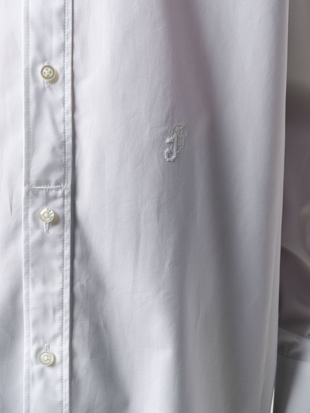 Shop Jil Sander Button Up Shirt In White