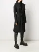Rick Owens wide lapel trench coat