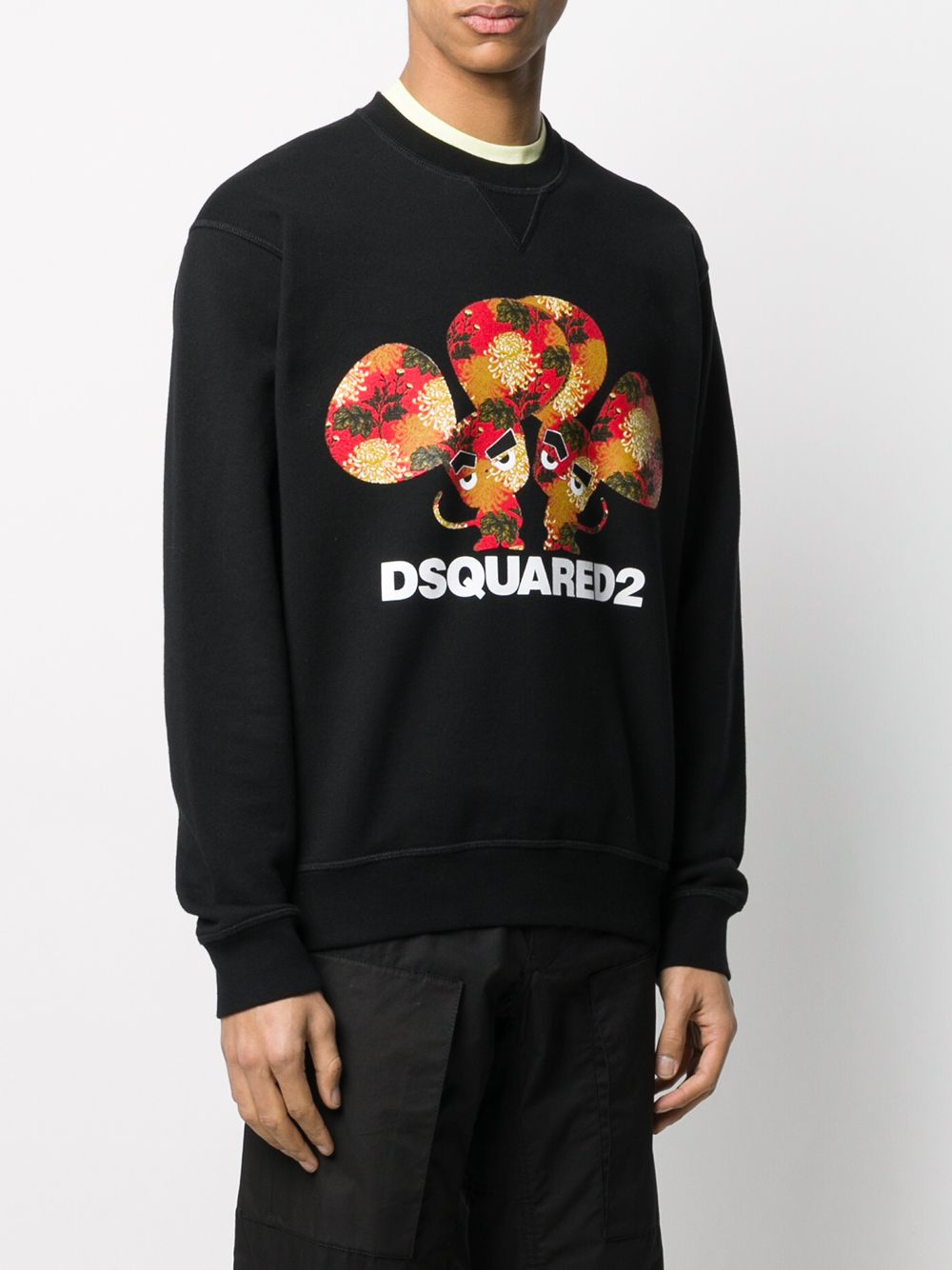 фото Dsquared2 толстовка с графичным принтом