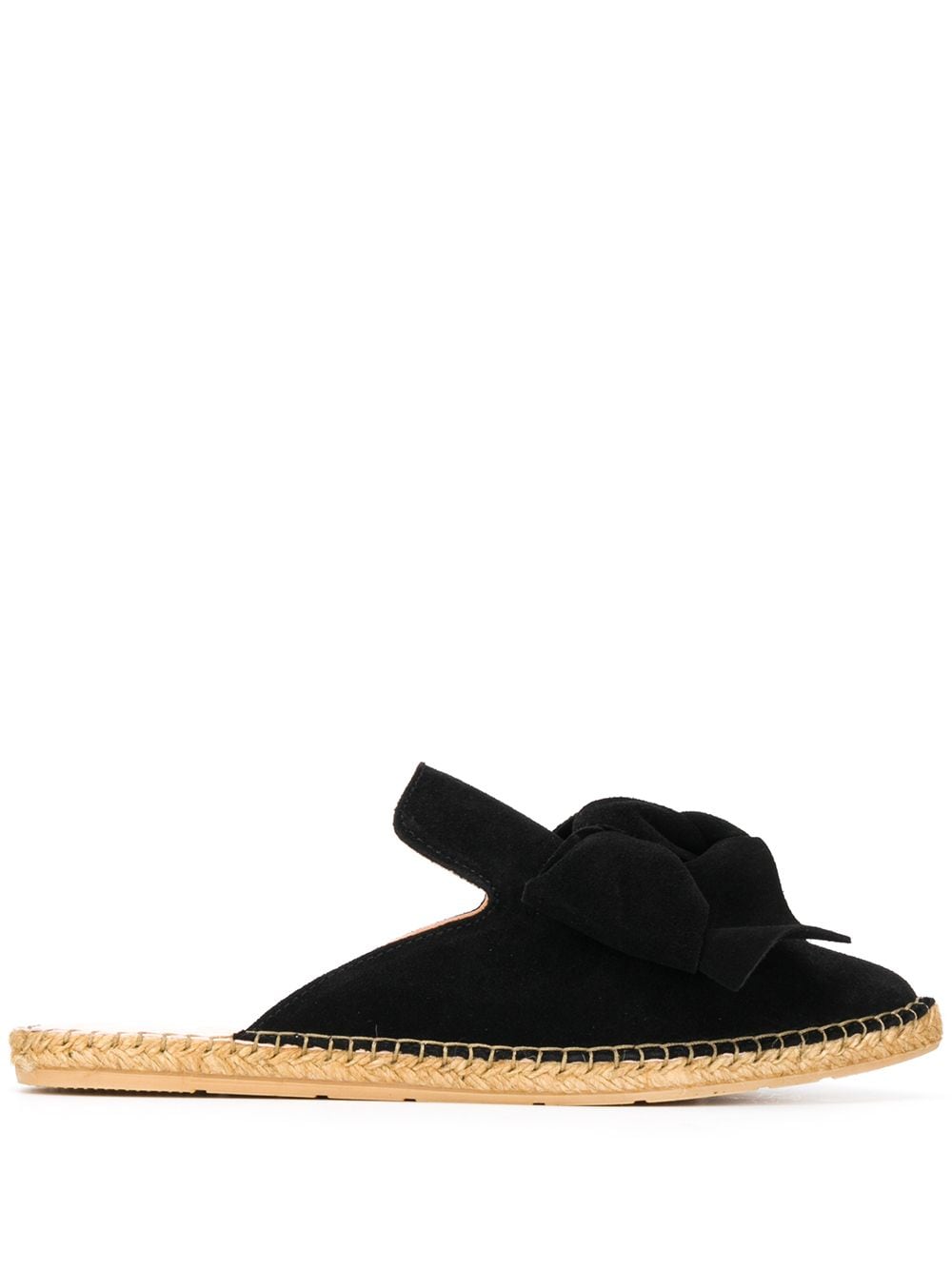 Manebi Bow-detail Espadrilles In Black