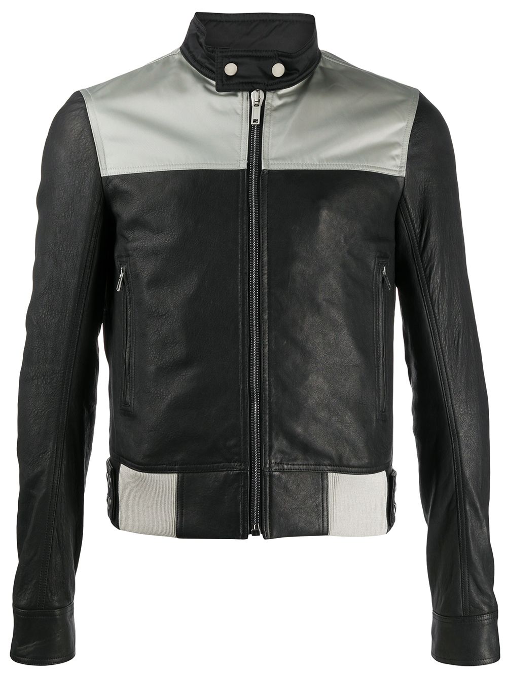 RICK OWENS FITTED LEATHER JACKET
