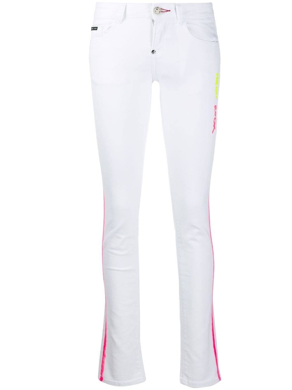 PHILIPP PLEIN NEON ROCK SKINNY JEANS