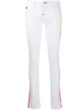 Philipp Plein Neon Rock skinny jeans - White