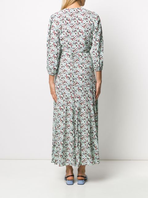 Essentiel Antwerp Floral Long-Sleeve Flared Dress Ss20 | Farfetch.Com