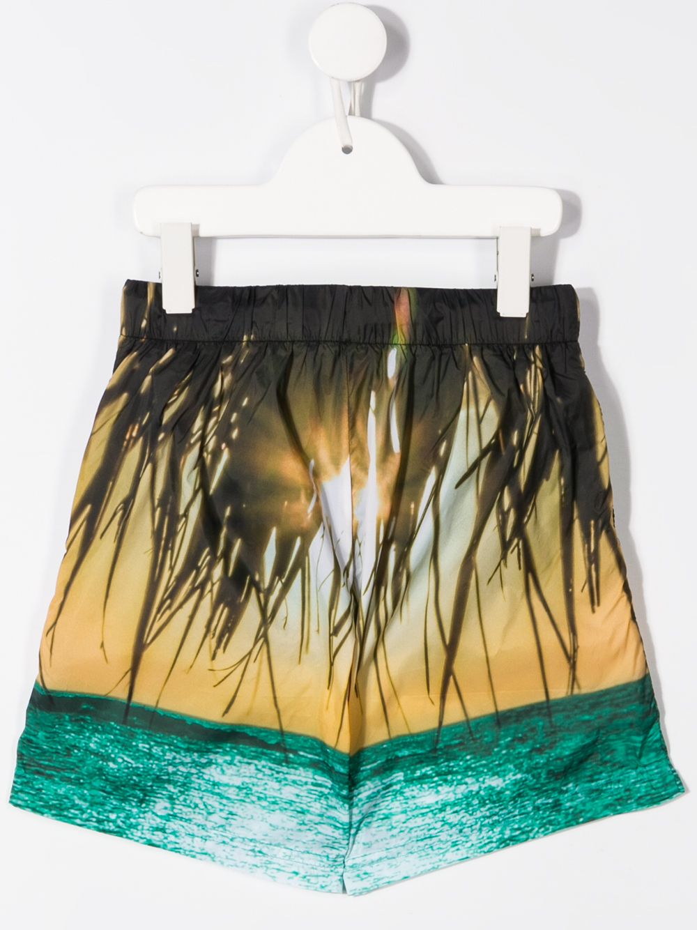 фото Nº21 kids sunrise print swim shorts