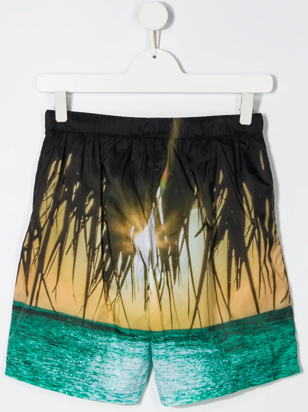 фото Nº21 kids teen sunrise print swim shorts