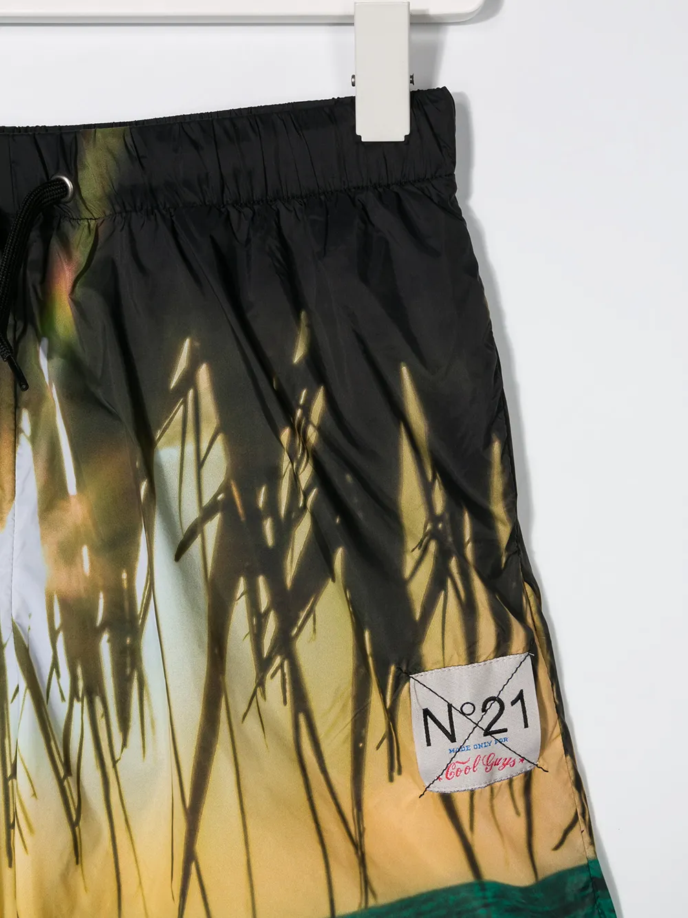 фото Nº21 kids teen sunrise print swim shorts