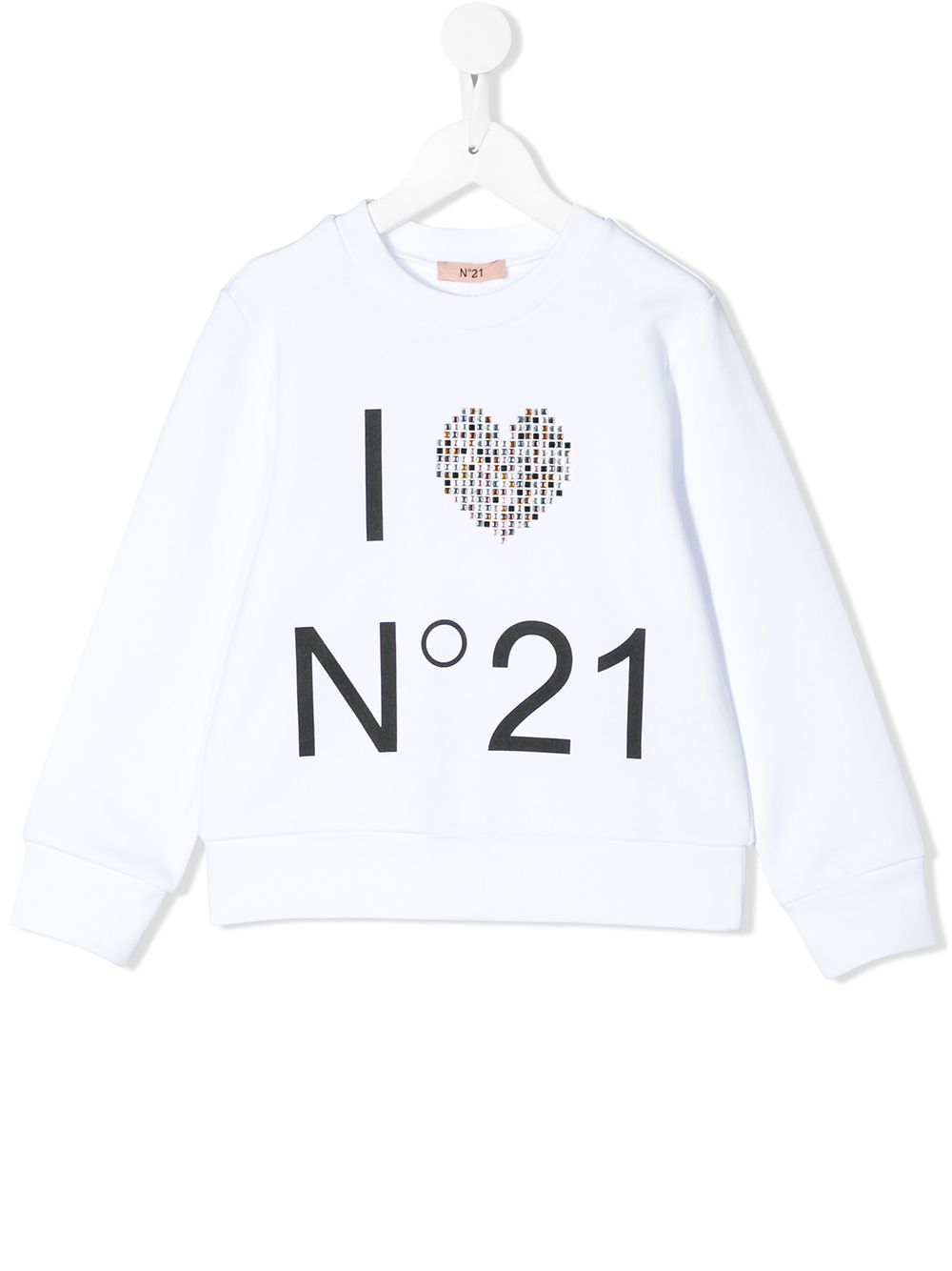 фото Nº21 kids i love nº21 sweatshirt