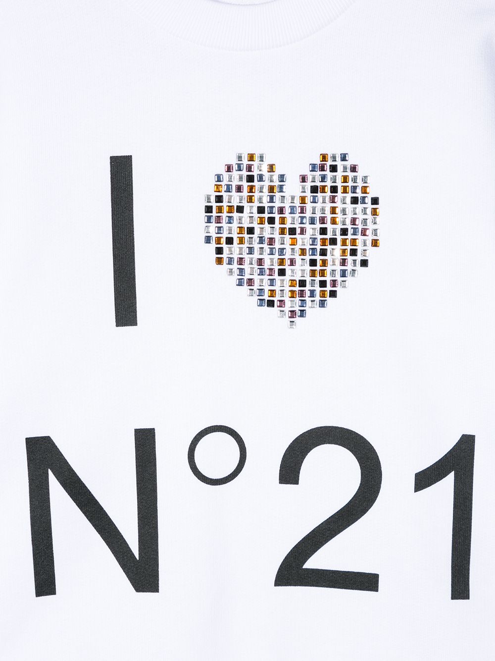 фото Nº21 kids i love nº21 sweatshirt