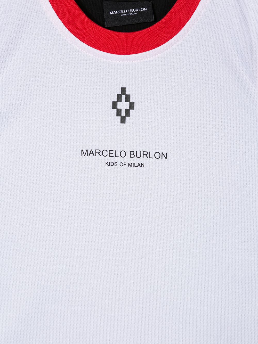 фото Marcelo burlon county of milan kids футболка в стиле колор-блок