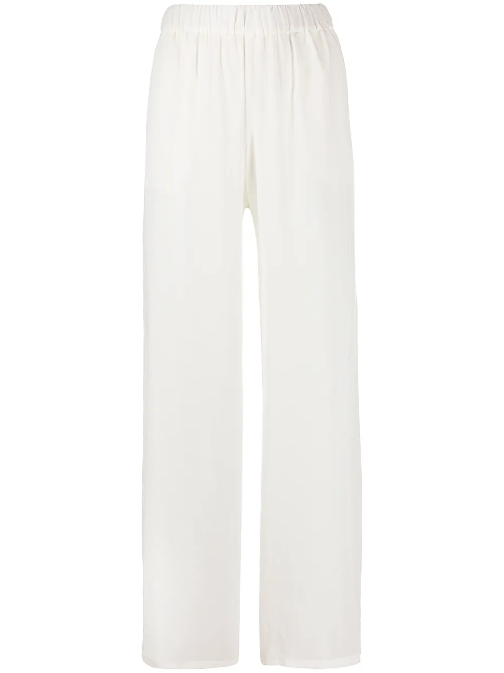 P.a.r.o.s.h Wide Leg Trousers In Neutrals