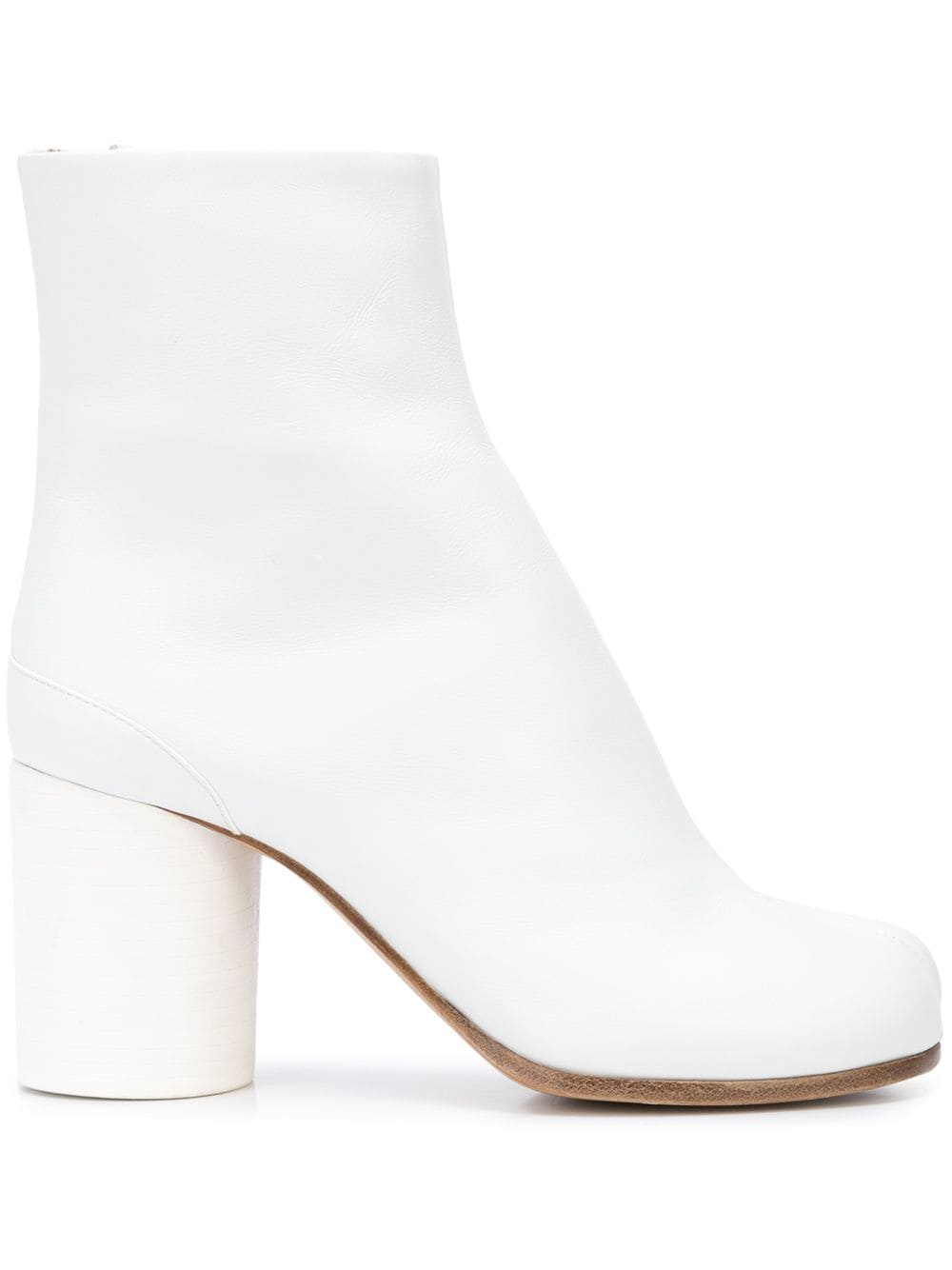 margiela tabi boots white