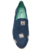 Blue Bird Shoes حذاء سهل الارتداء جينز مزين بنقش