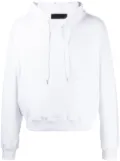Haider Ackermann embroidered back logo hoodie - White