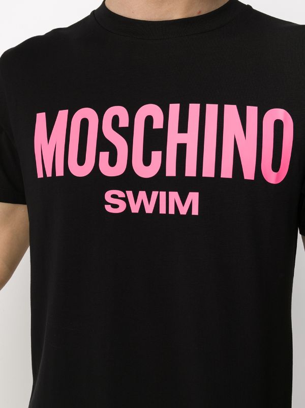 moschino swim polo shirt
