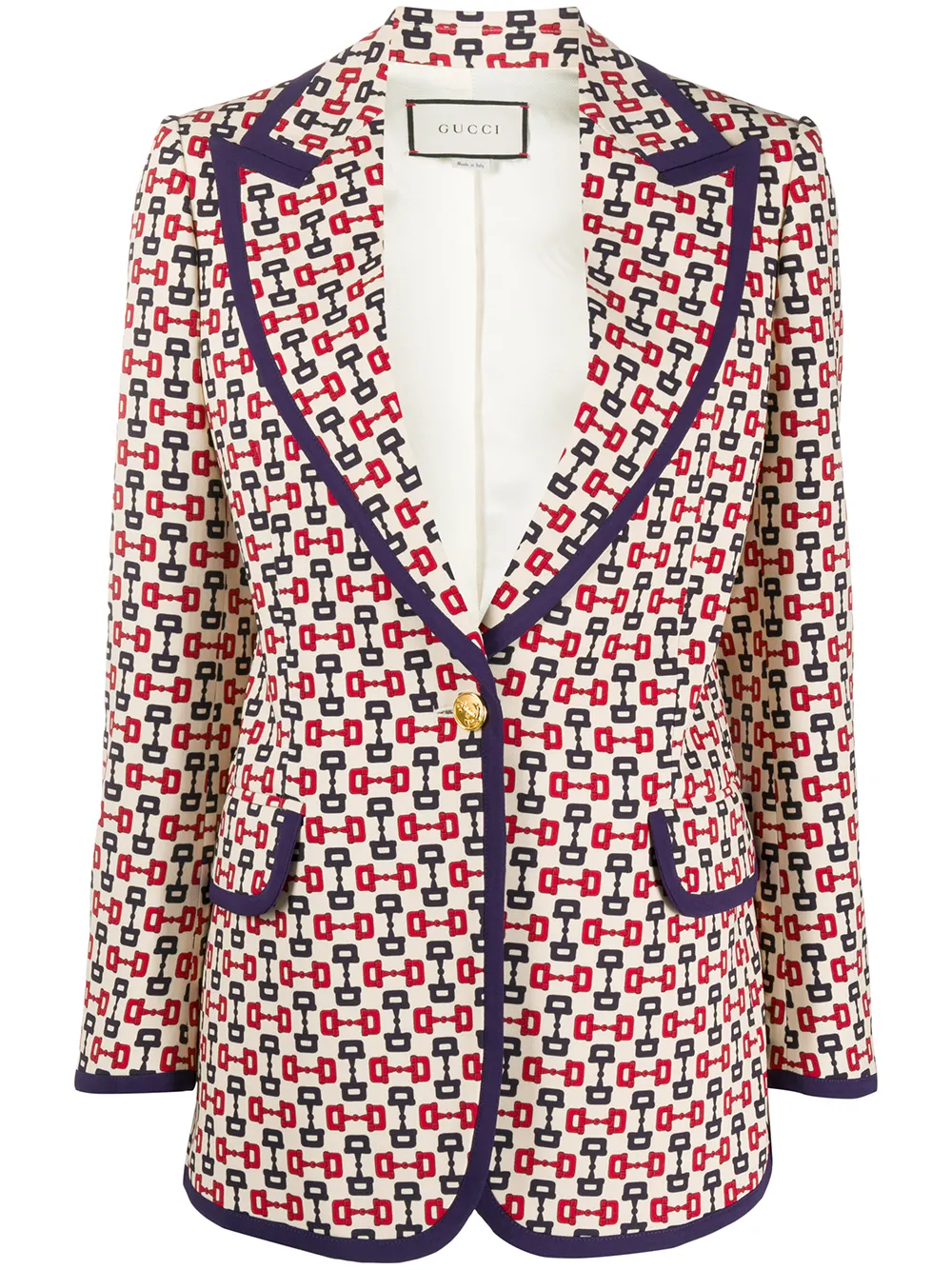 GUCCI HORSEBIT PRINT BLAZER