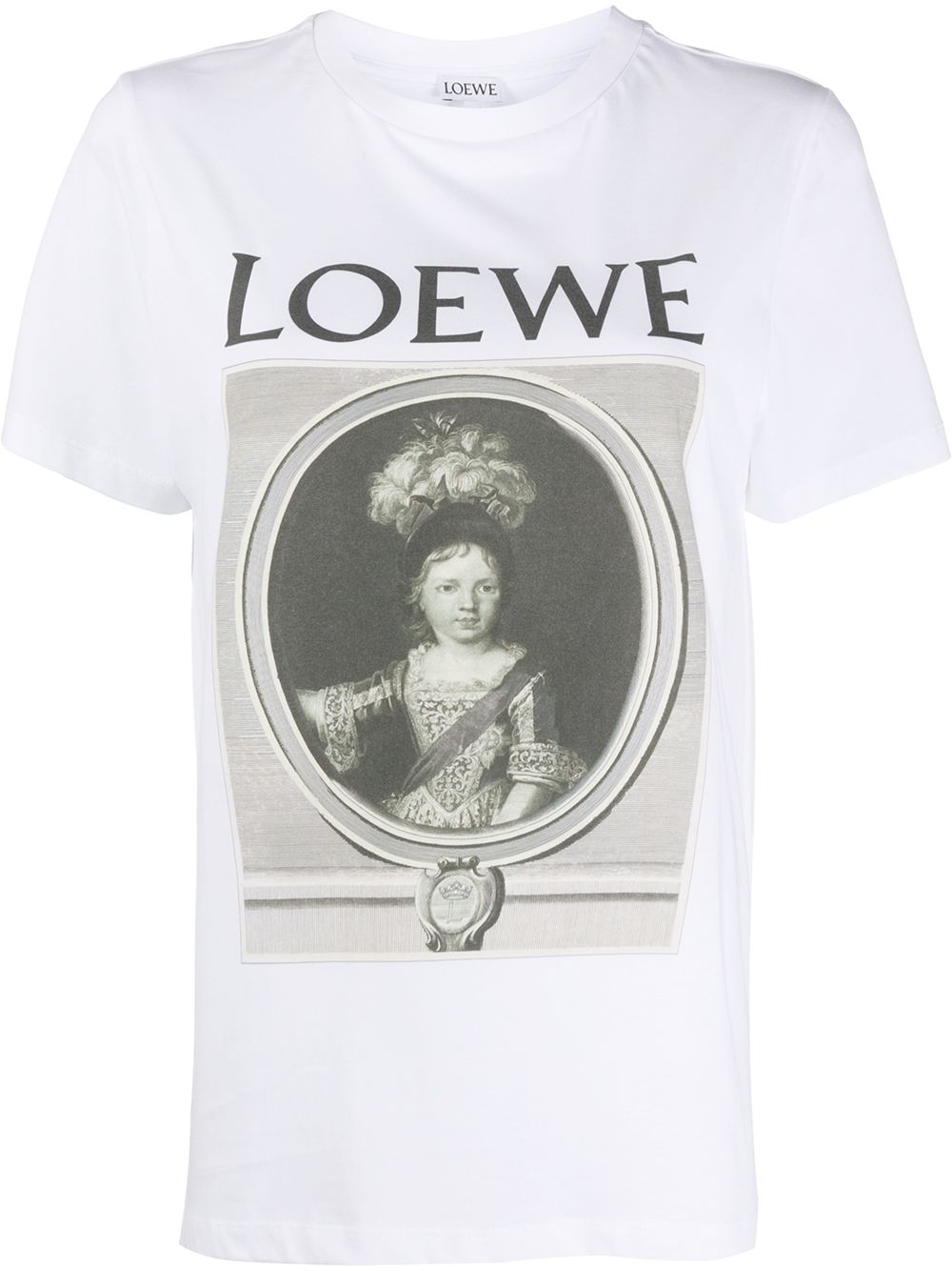 фото Loewe portrait print t-shirt