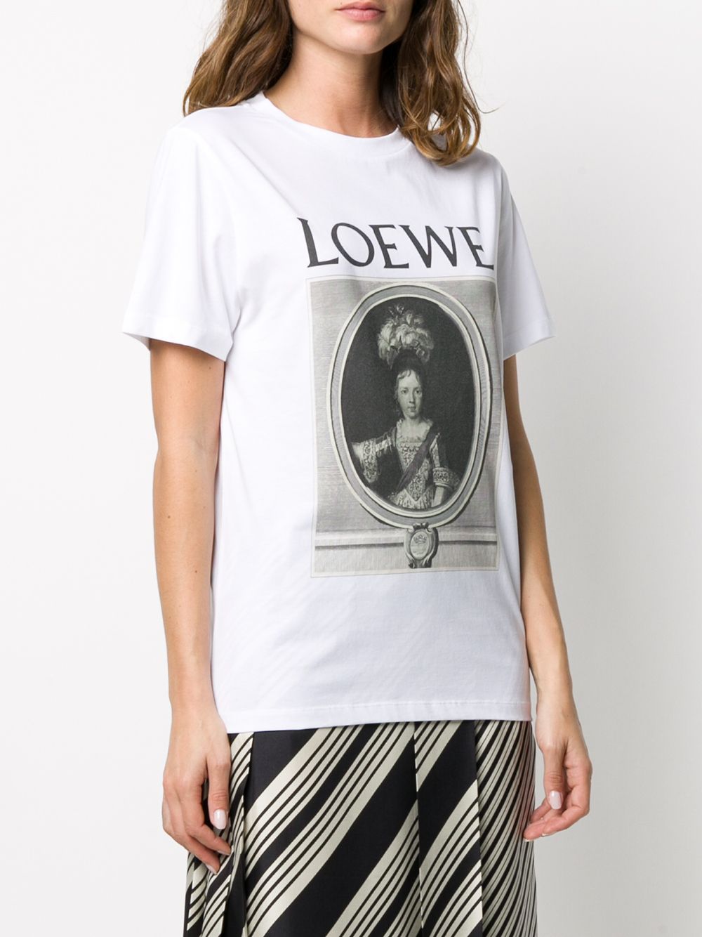 фото Loewe portrait print t-shirt