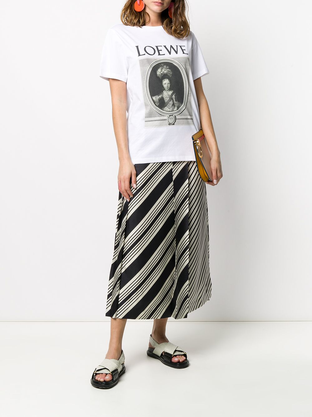 фото Loewe portrait print t-shirt