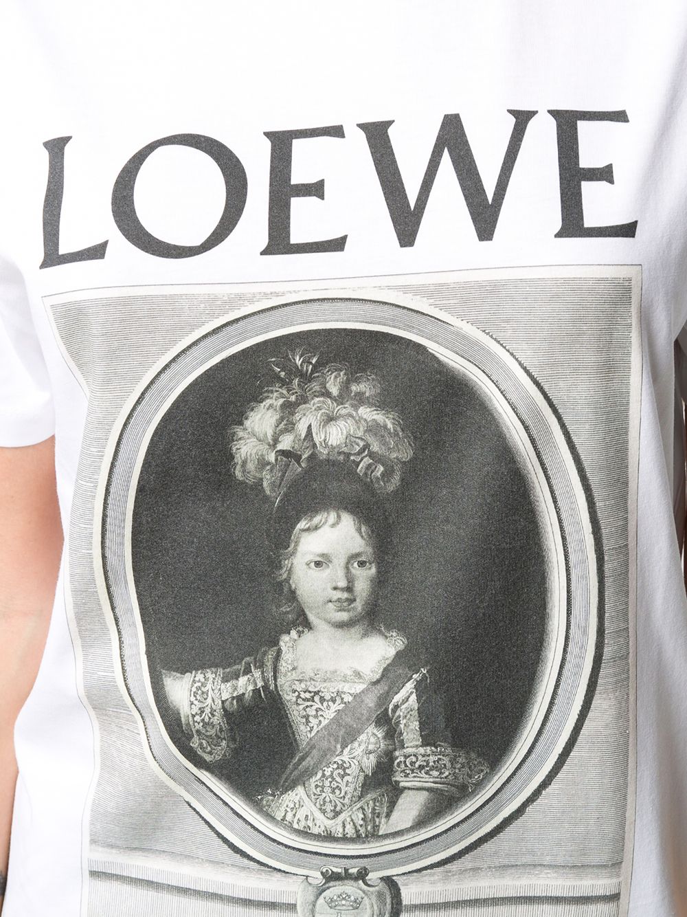 фото Loewe portrait print t-shirt