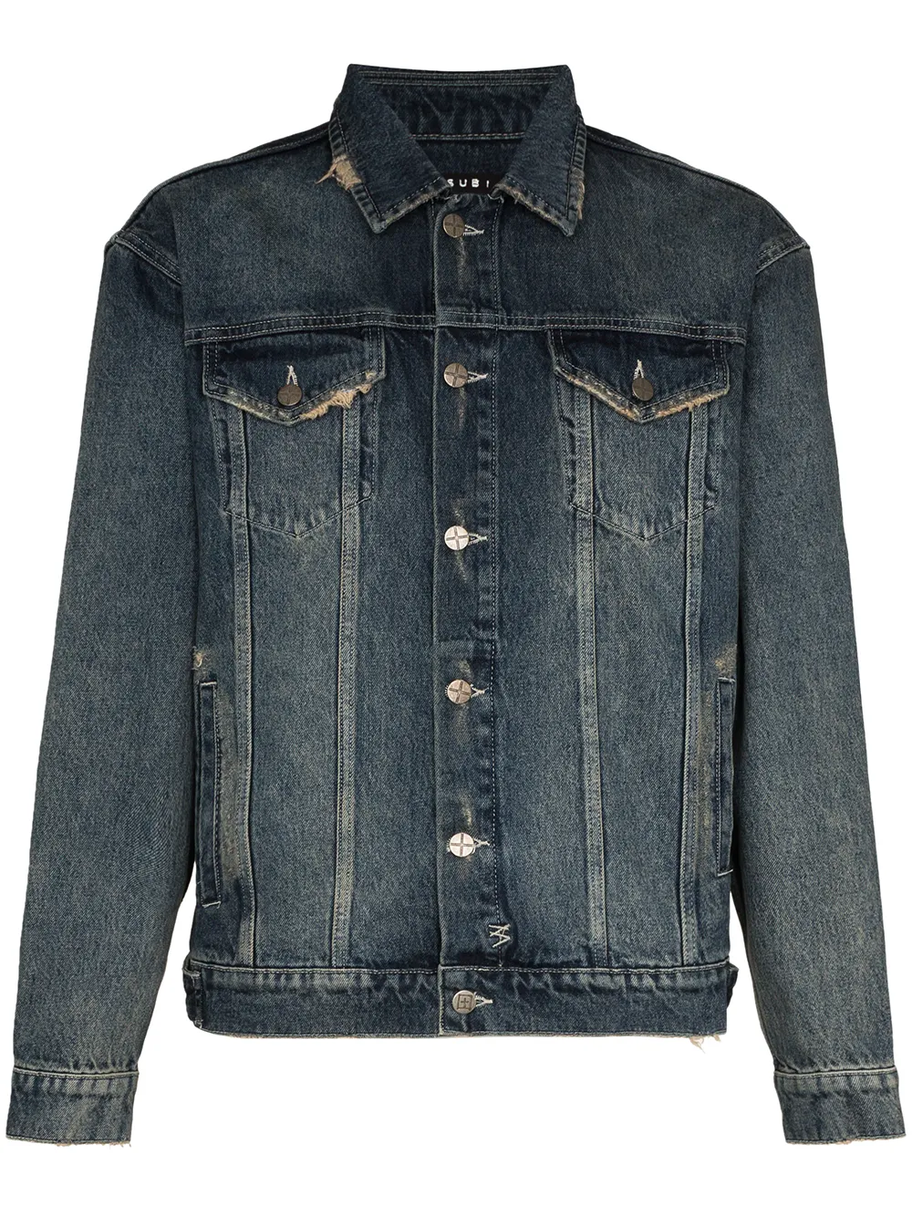 Ksubi Oh G distressed denim jacket Ksubi Oh G distressed denim jacket