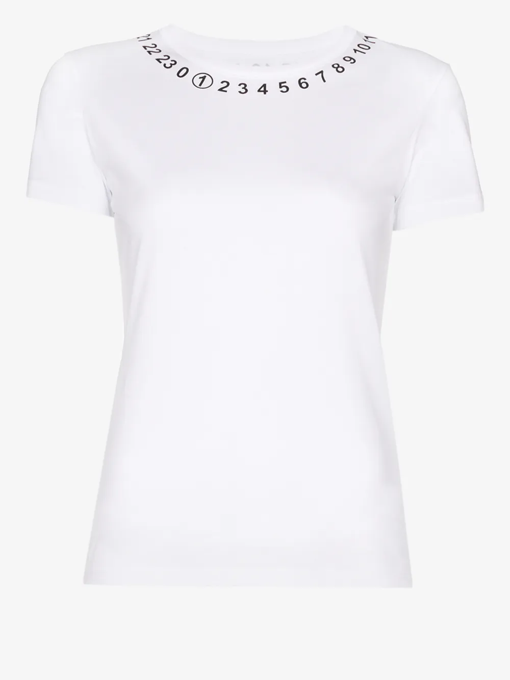 MAISON MARGIELA MAISON MARGIELA NUMBERS NECKLINE T-SHIRT,S51GC0434S2281614900304