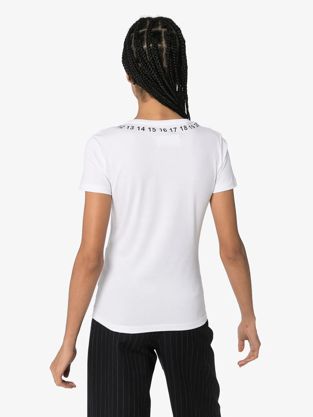 MAISON MARGIELA MAISON MARGIELA NUMBERS NECKLINE T-SHIRT,S51GC0434S2281614900304