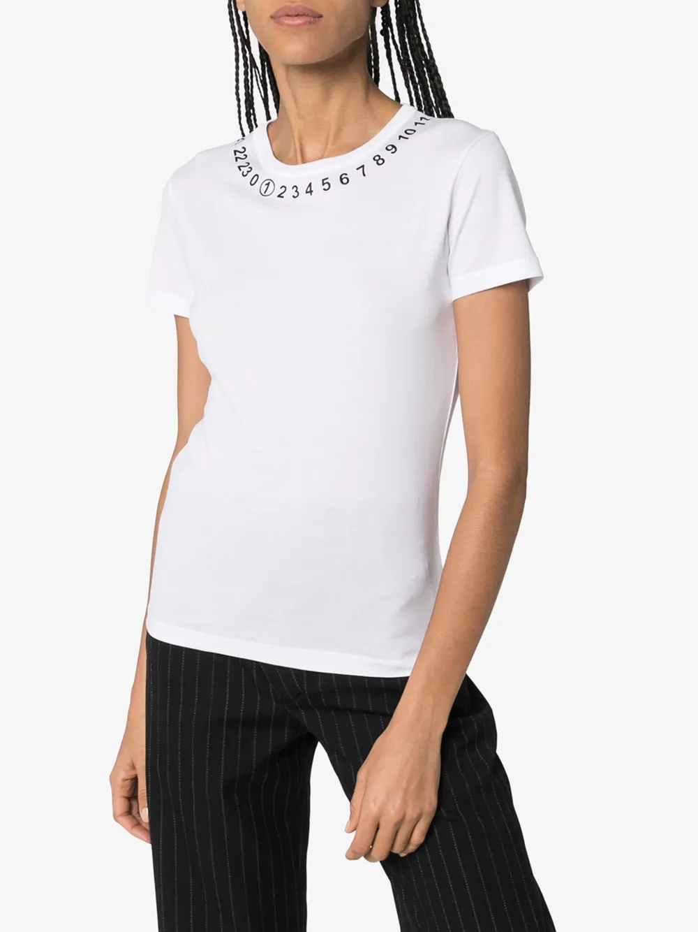 MAISON MARGIELA MAISON MARGIELA NUMBERS NECKLINE T-SHIRT,S51GC0434S2281614900304