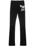 Moschino question mark track pants - Black
