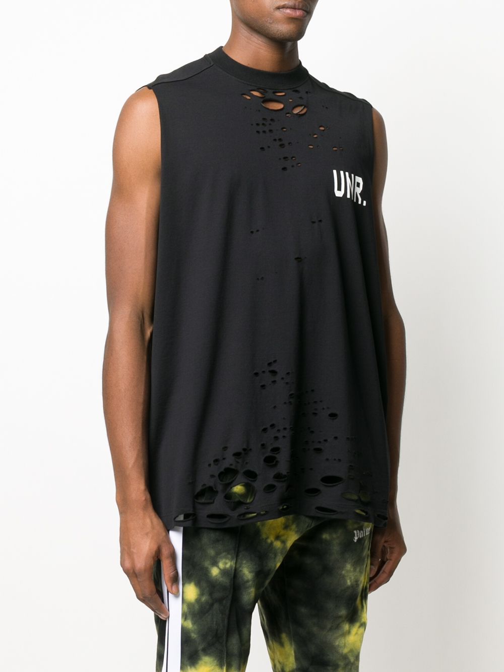 фото Unravel project distressed effect tank top