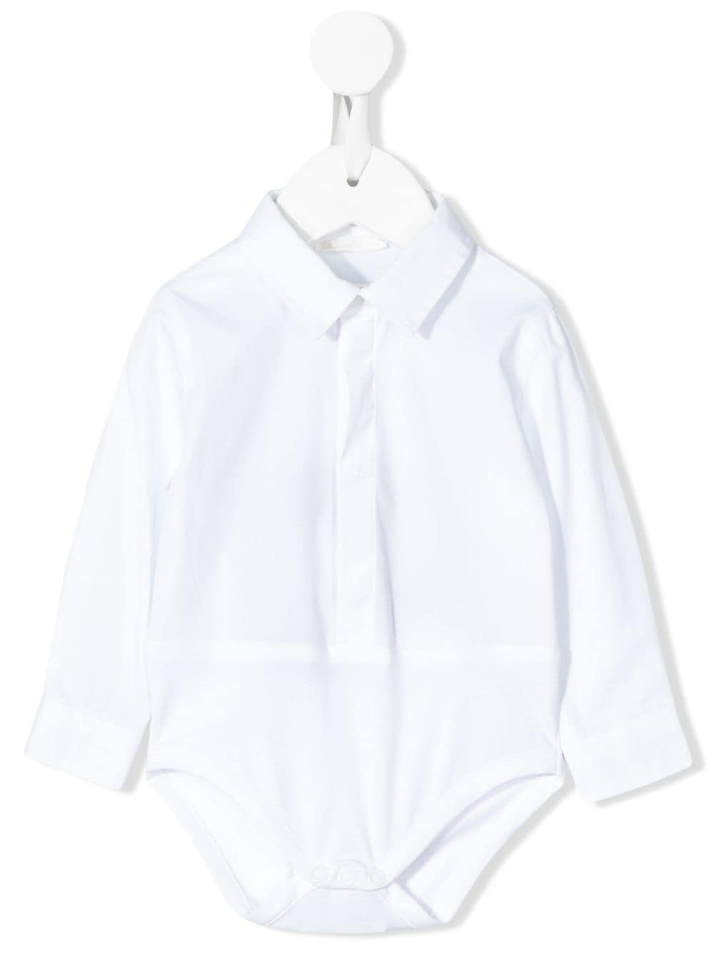 Shop Dolce & Gabbana Pointed Collar Body In White